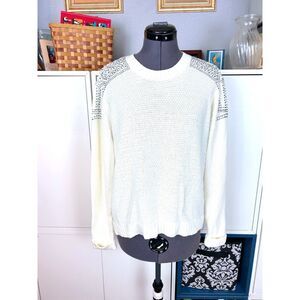 Katia Knit Sweater with Rhinestones